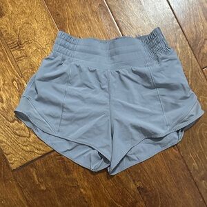 Lululemon hotty hot Gray Shorts